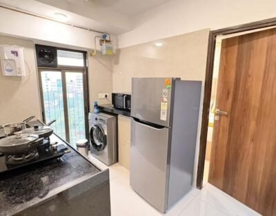 Supreme 1 BHK Safe 55TV Wifi Kitchen Clean Powai